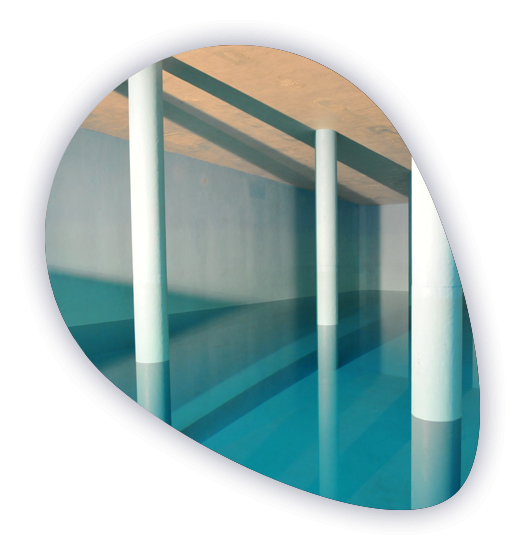 Wasserspeicherreservoir der Stadt Böblingen zur Versorgung der Gemeinde mit Trinkwasser.