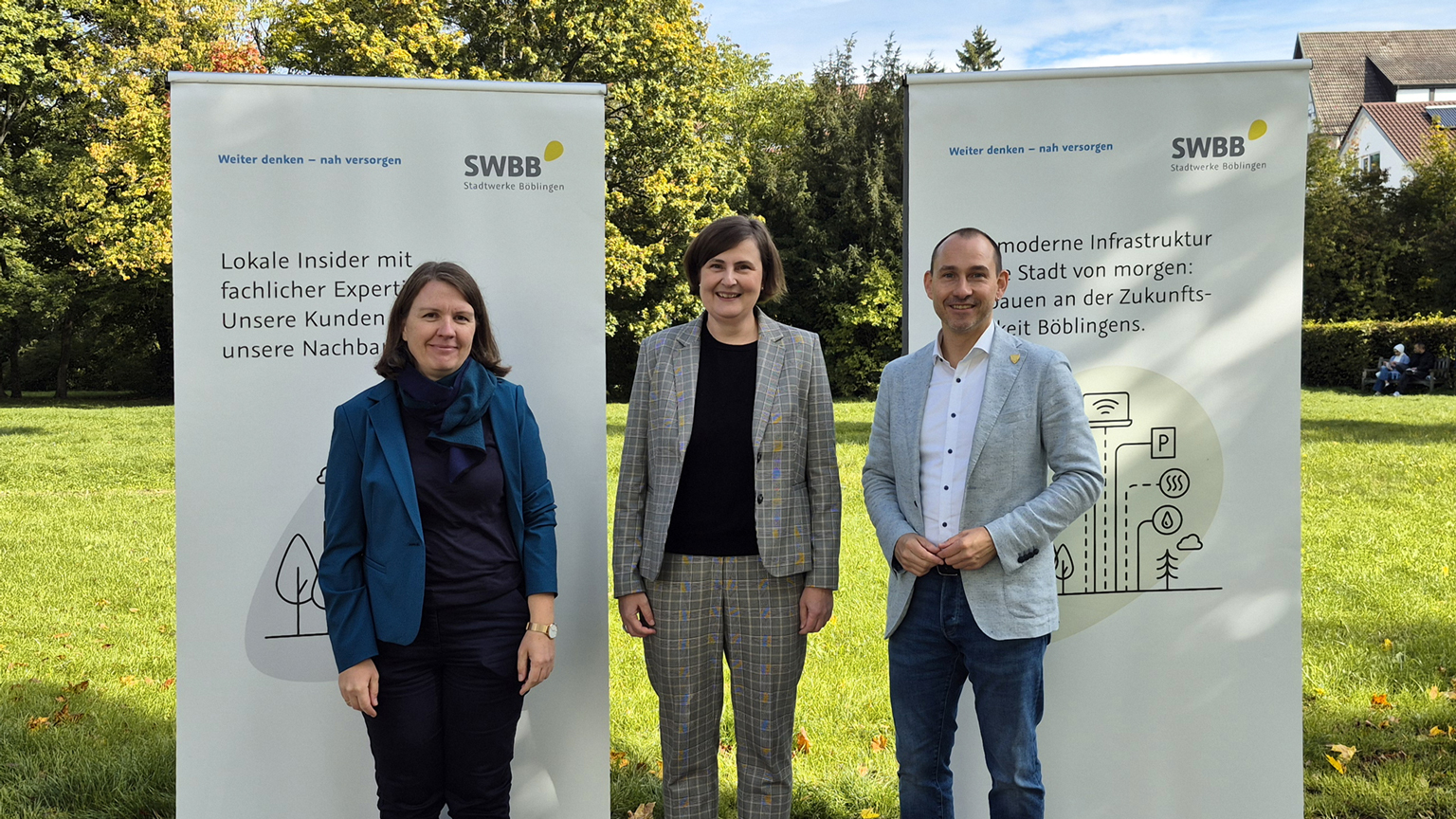 Die SWBB setzen auf eine starke Doppelspitze: Christine Tomschi als kaufmännische Geschäftsführerin und Sabine Kaebert als technische Geschäftsführerin