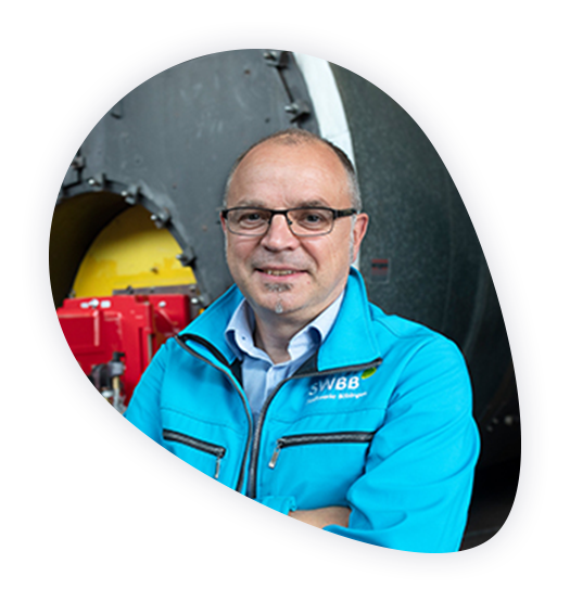 Porträt von Emil Nagy, Mitarbeiter im Bereich Anlagenerzeugung bei der SWBB